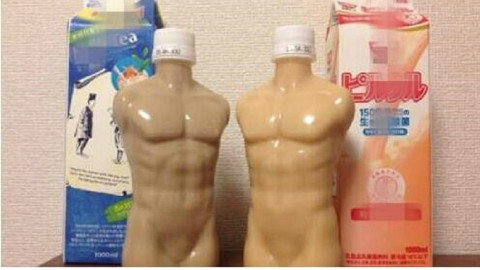 日本推出小鲜肉饮料,裸男的包装让女生看了脸红!